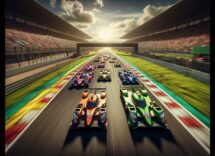 Toyota Gazoo Racing advertisement showcasing thrilling cars