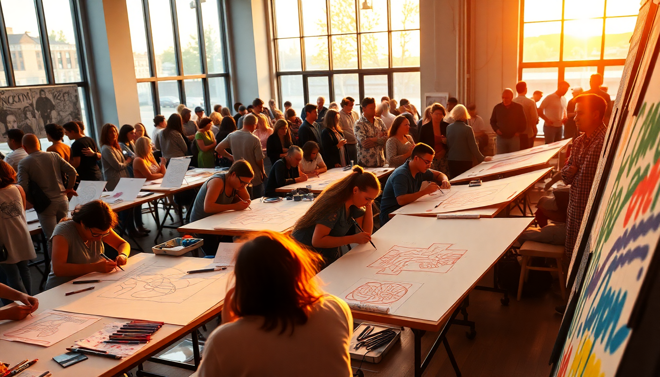 join the vibrant monster drawing rally for a night of creativity python 1755827435