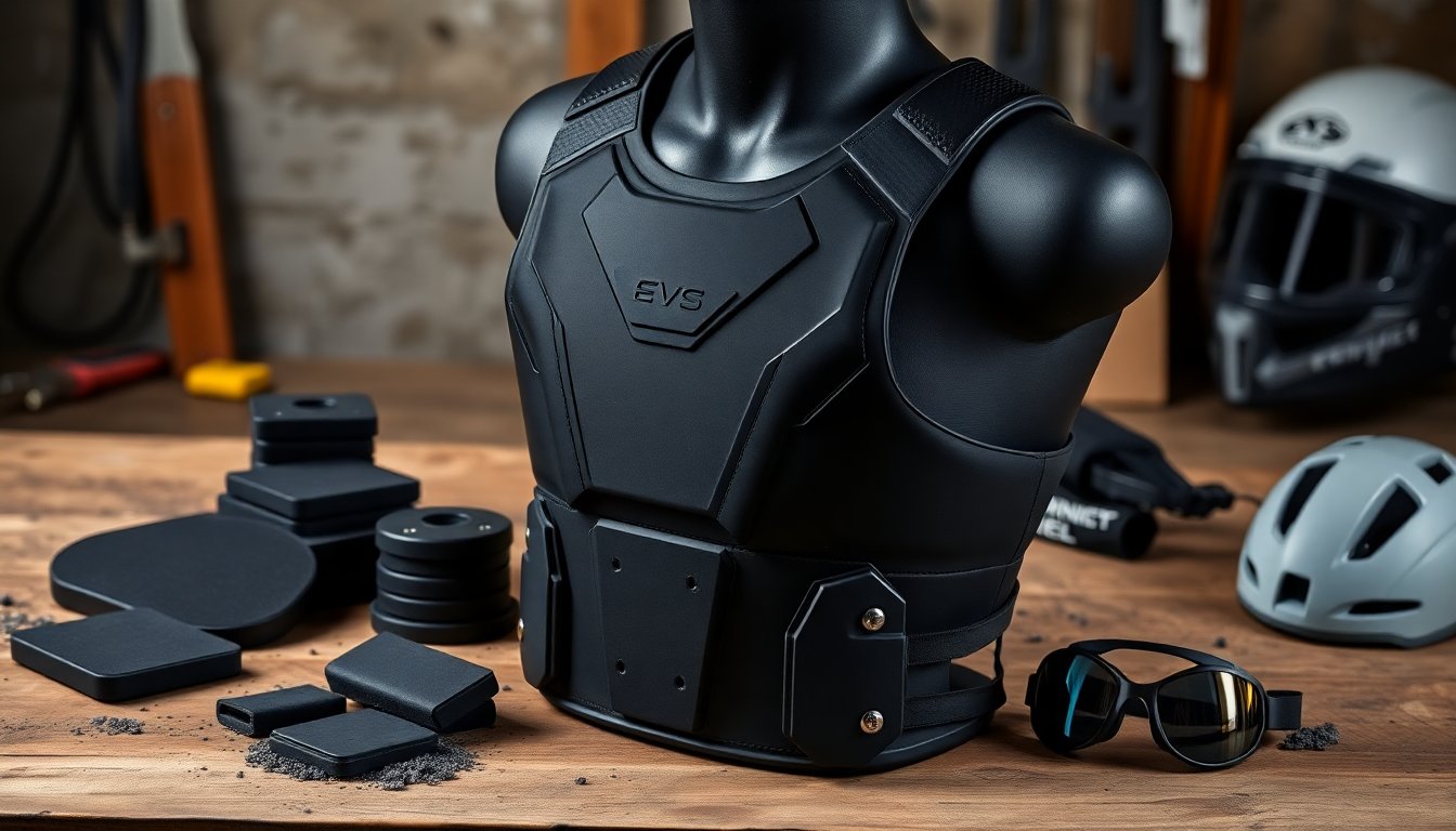 EVS F1 Pro chest protector: engineered low-profile protection for riders
