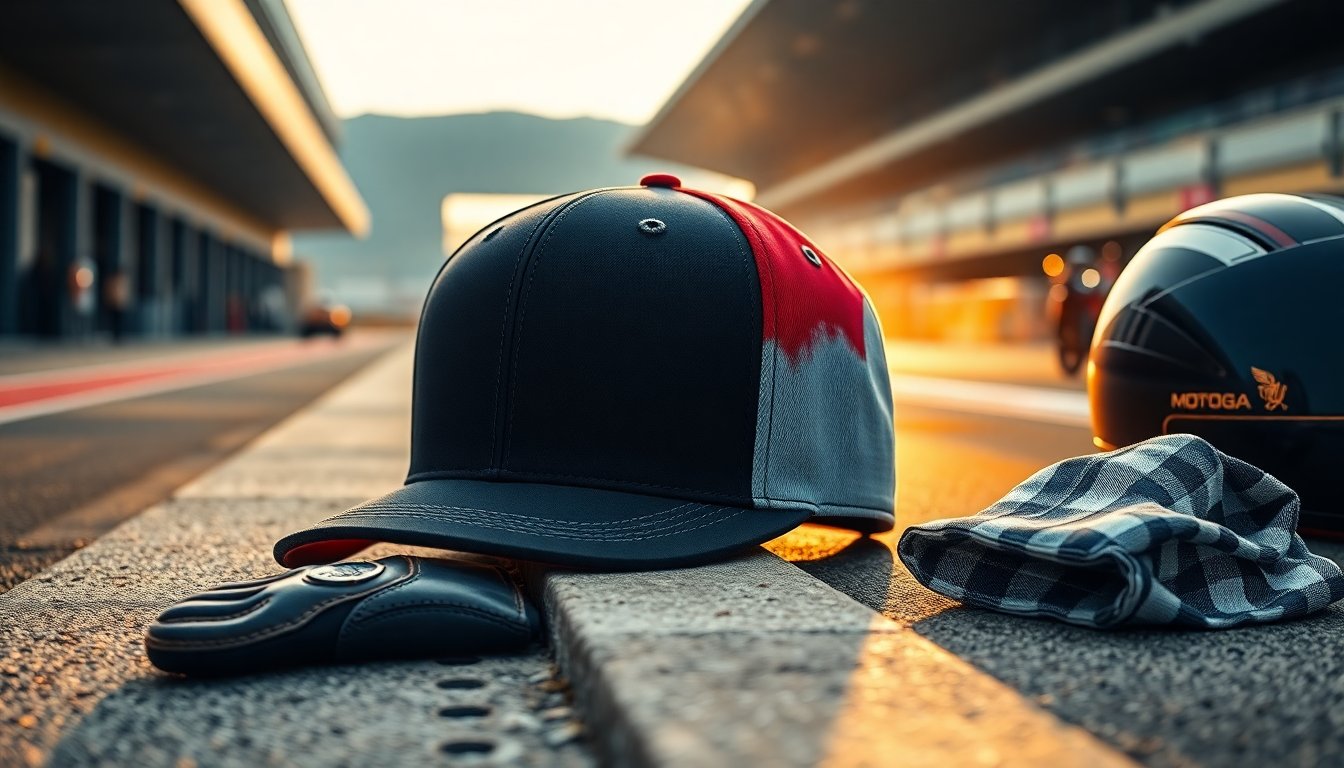 Toprak 07 official cap: black and red MotoGP snapback