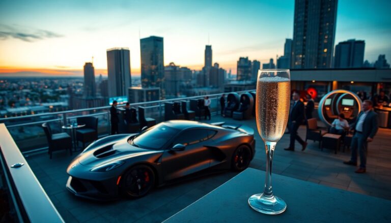Official Formula 1 hospitality and rooftop racing experience in River North